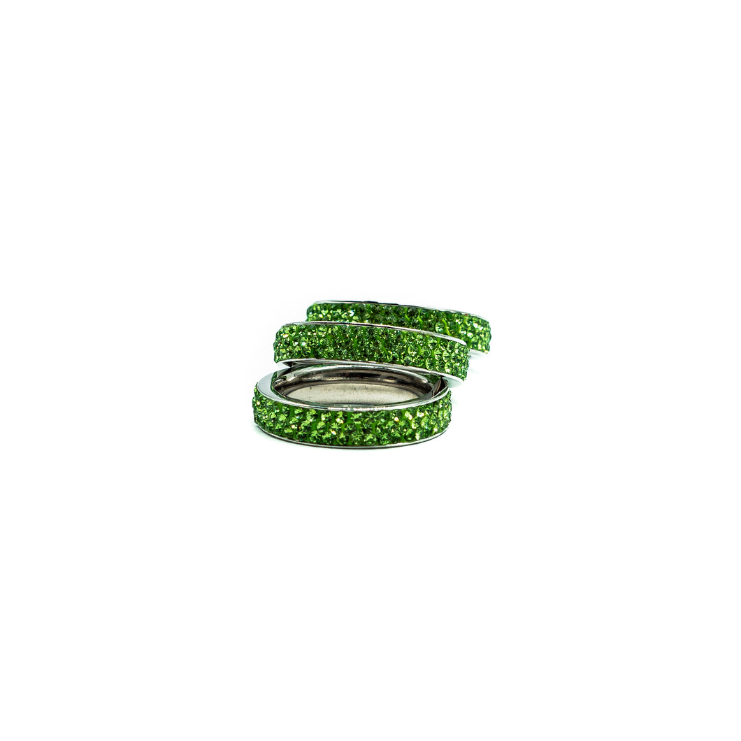 Green Bangle Rings