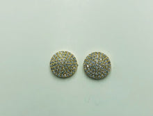 Load image into Gallery viewer, Silver  Round Stud Earring
