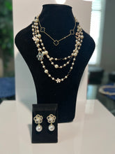Load image into Gallery viewer, Cecila Pearl Necklace Set
