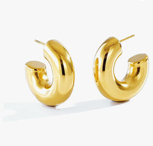 Load image into Gallery viewer, Sora Hoop Earrings
