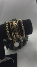 Load and play video in Gallery viewer, Gold Bangle Stack Bracelet
