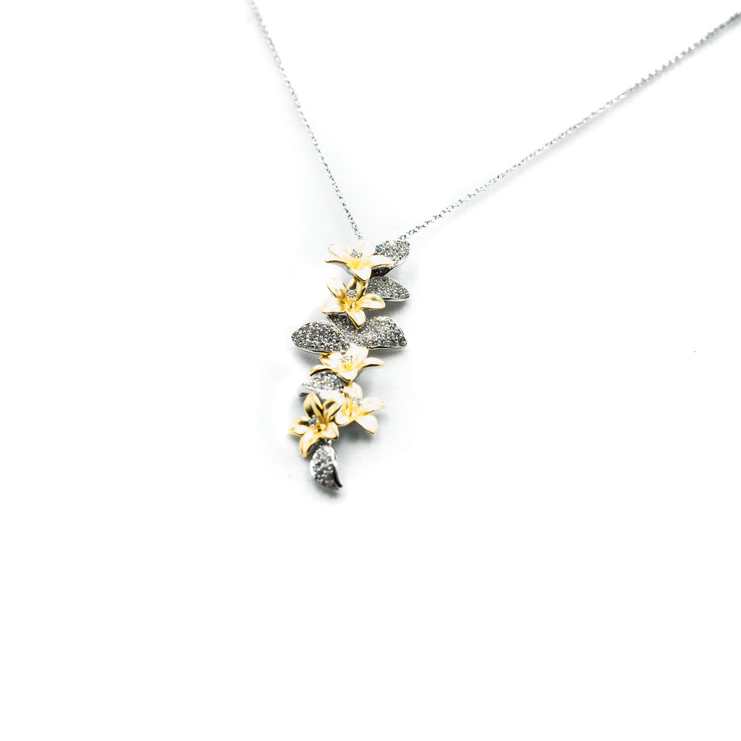 Opposites Attract Diamond Dangle Necklace